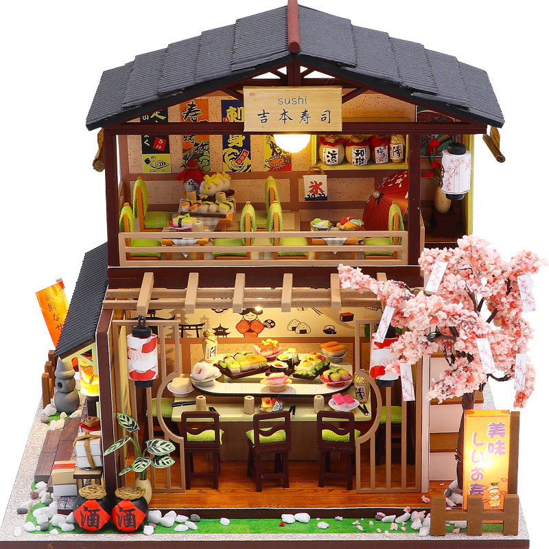 Model Kit House - DIY Houten Miniatuur Model Kit Japanse
