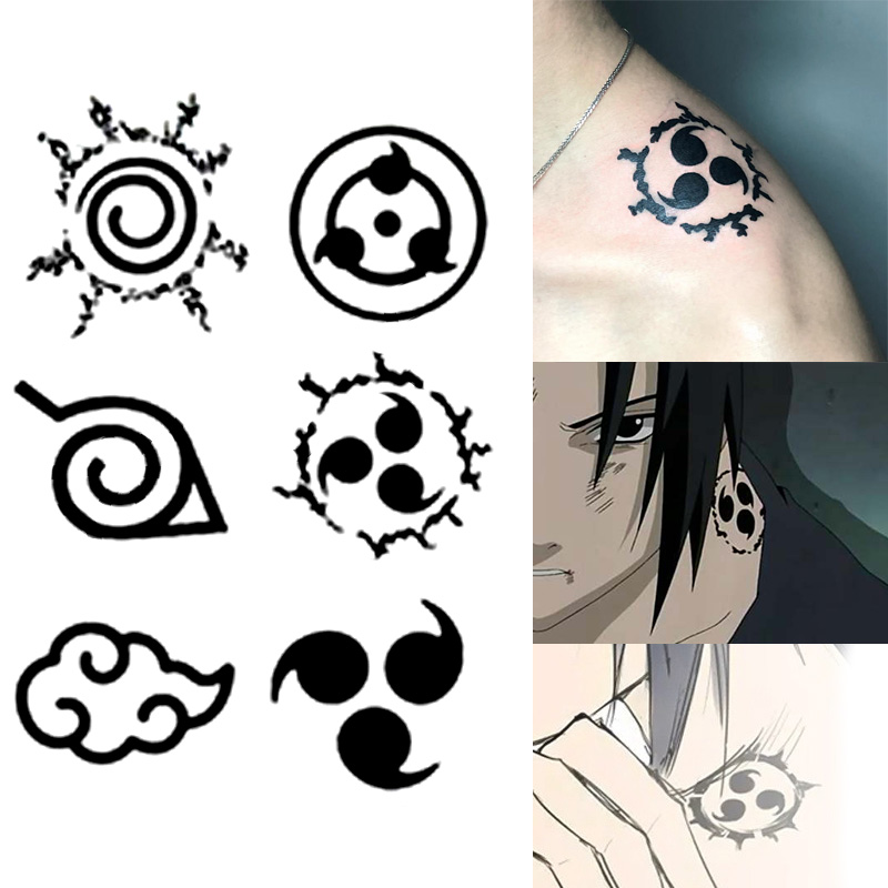 Logo Model Kit - Anime Naruto Tattoo Stickers Speelgoed Vloek