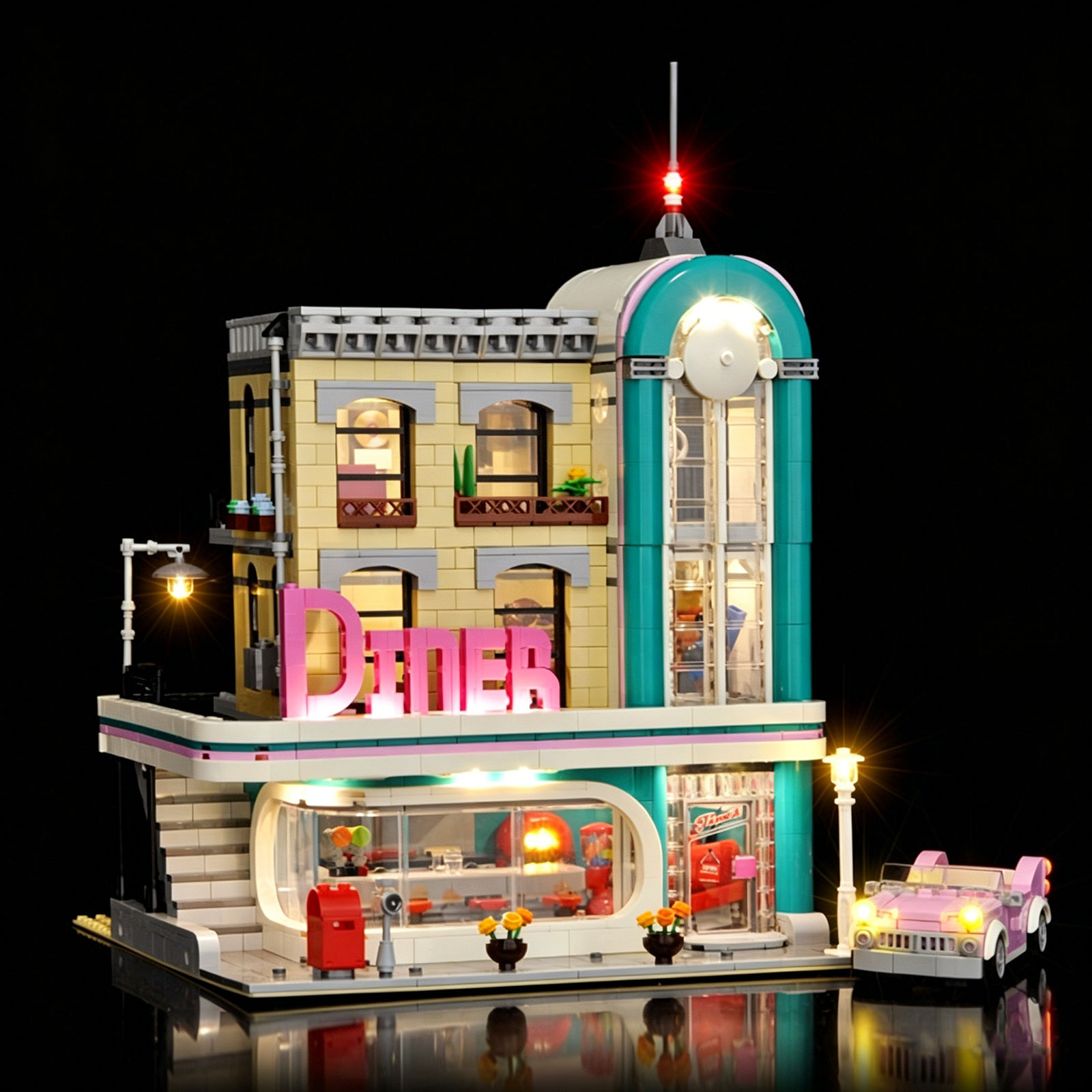 Model Kit Chemistry - LYBMTWF LED-verlichtingsset compatibel met Lego 10260