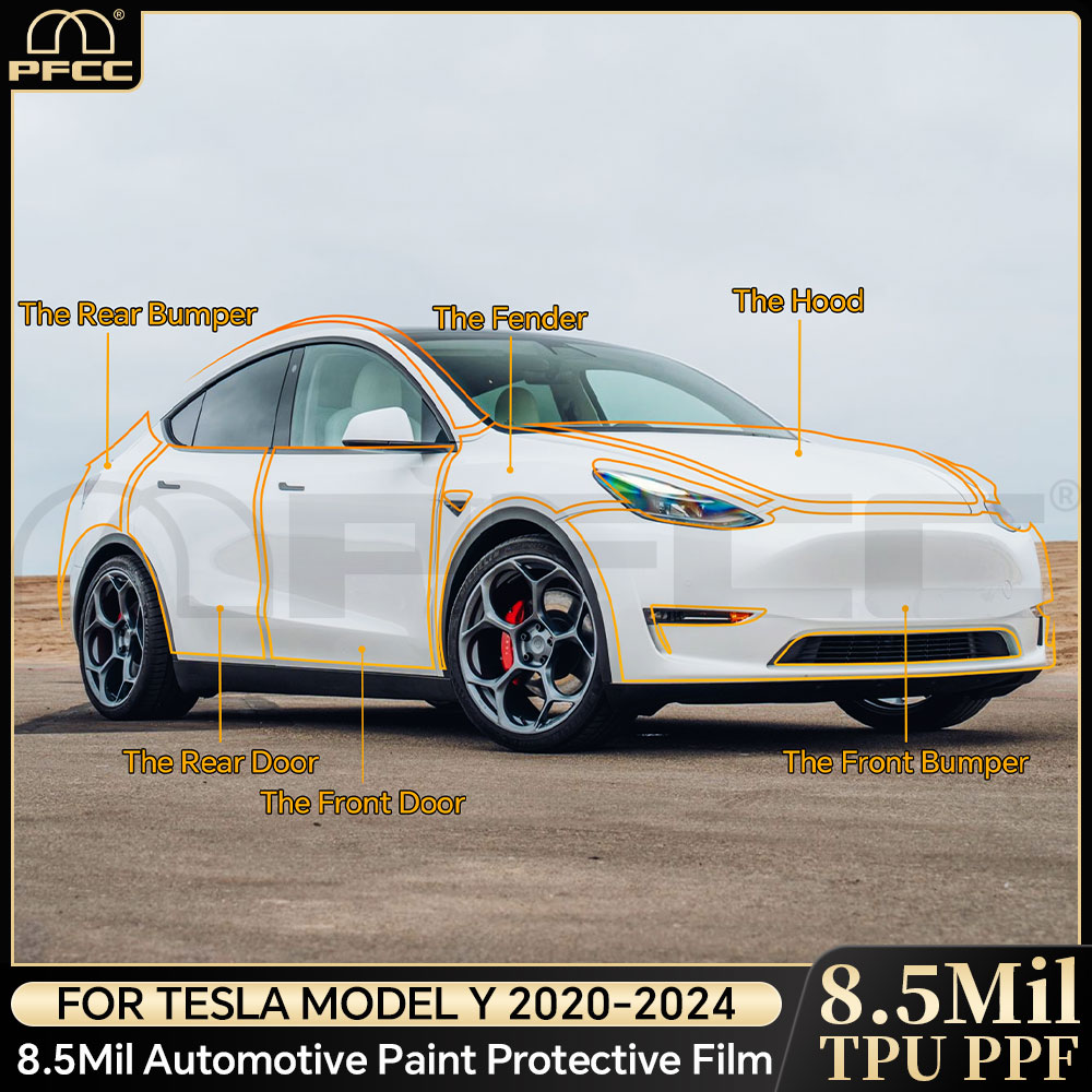 Logo Model Kit - Voorgesneden beschermingsfilm voor Tesla Model Y