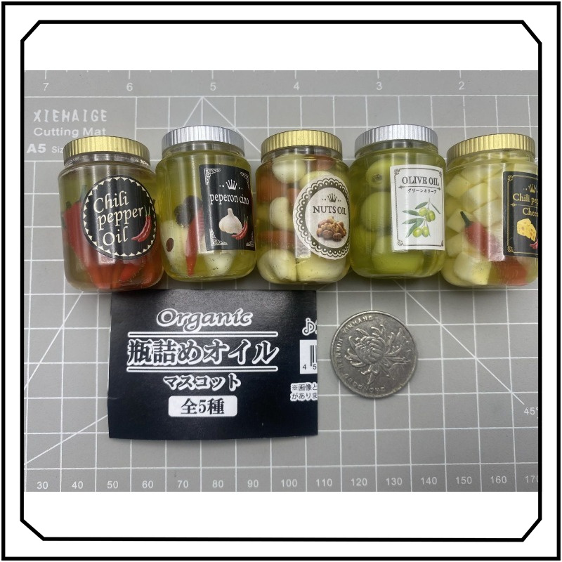 Model Kitchen Set Pvc - Ingelegd Voedsel Gashapon Schattige Cartoon 1:12