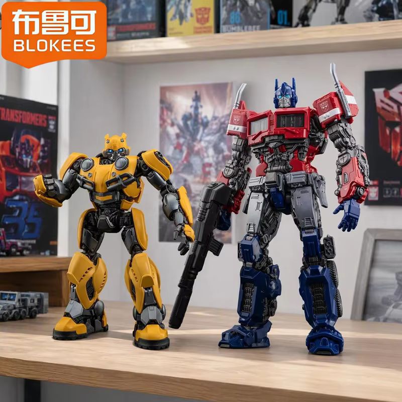 Model Kit Optimus - Blokees Transformer kampioenklasse modelbouwset uit de