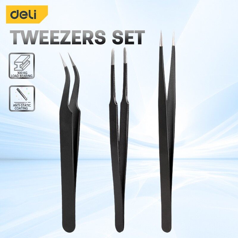 Model Kit Nipper - Deli 3 Stuks Pincet Set Opgewaardeerd