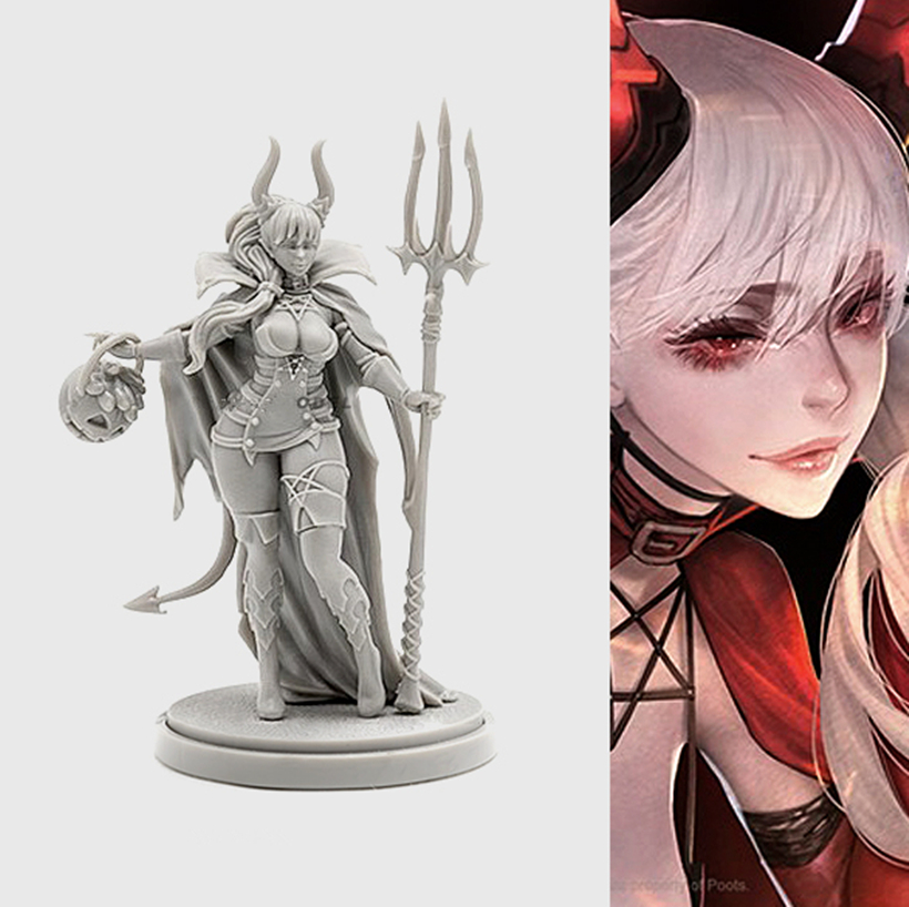 Model Kit Warhammer - modelbouwset harskit KINGDOM DEATH KD Goddess