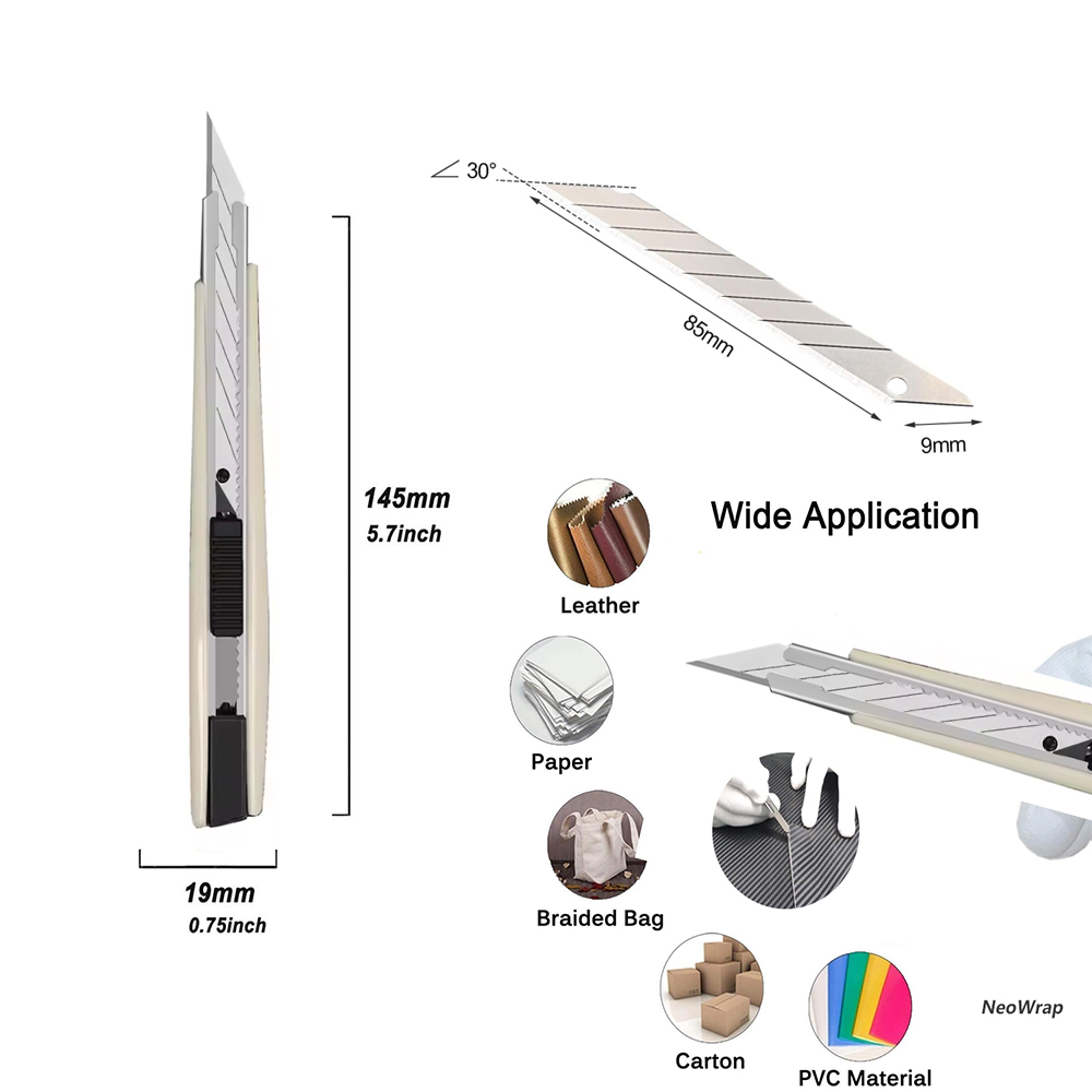 9MM intrekbaar utility mes met - Hobby Knife Blade recensie en prijs