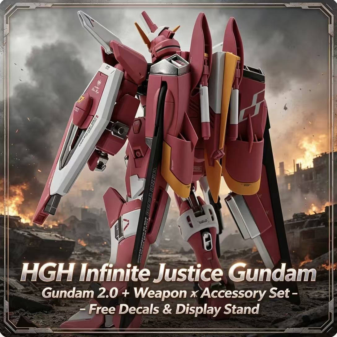 231 HG 1/144 Infinite Justice  - Model Kit Non Gundam recensie en prijs