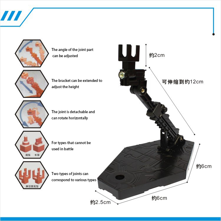 Kleur Action Figure Stand Asse - Model Kit Eva recensie en prijs