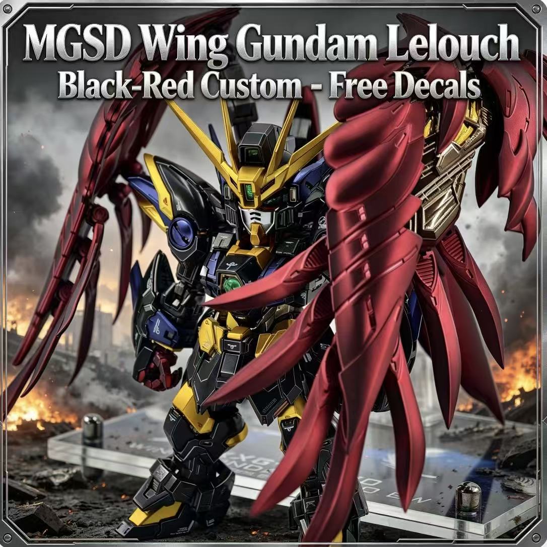 MGSD Wing Lelouch Kleurenschem - Model Kit Eighty Six recensie en prijs