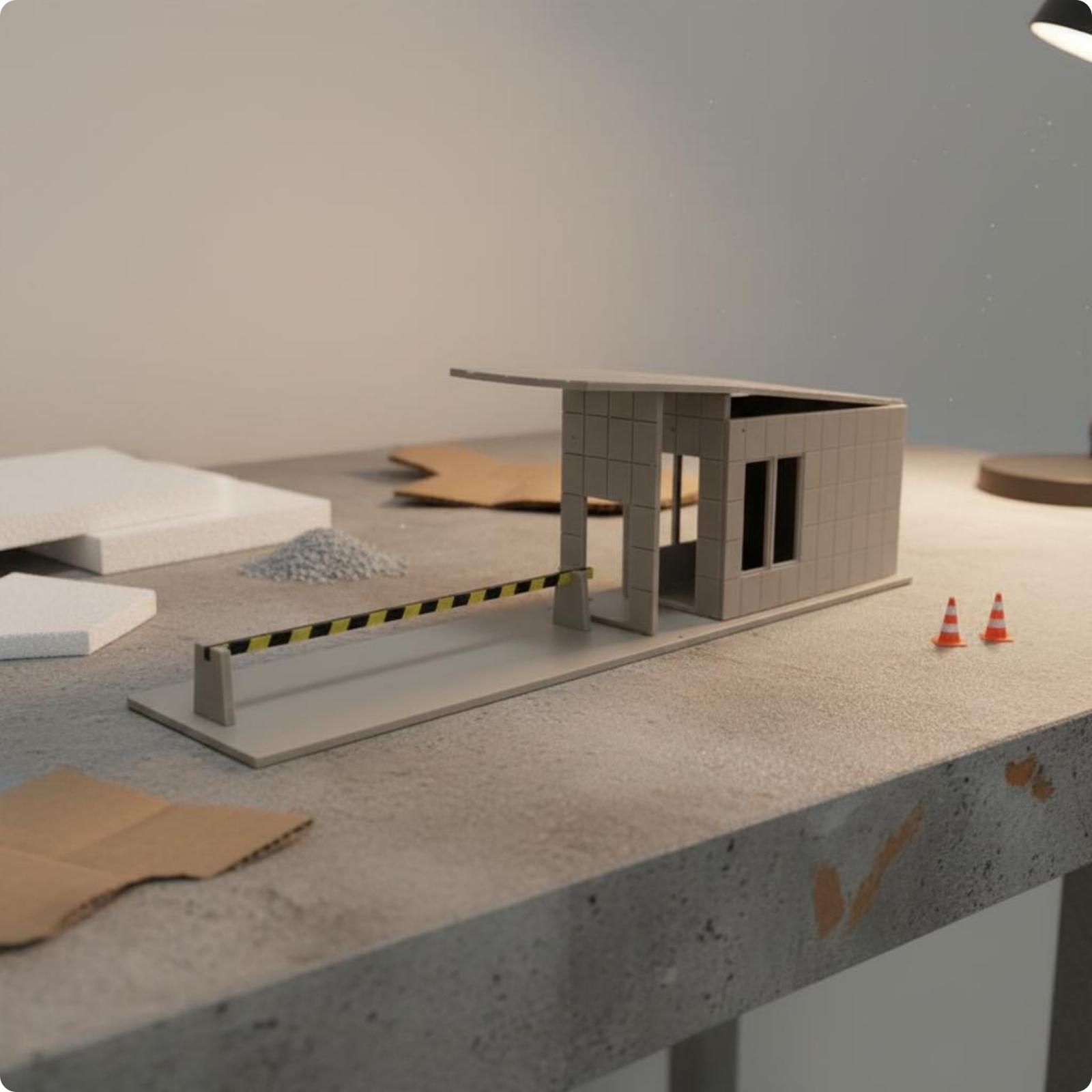 Beveiligingspostmodel Lijmloos - Model Kit House recensie en prijs