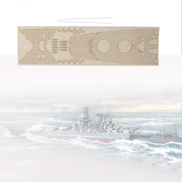 Houten dek op schaal 1/350 voo - Model Kit Yamato recensie en prijs