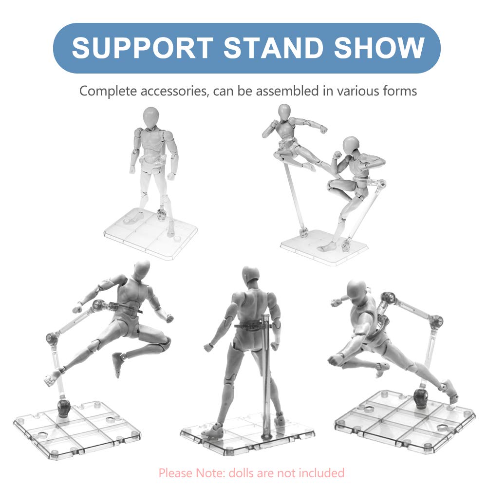 Clear Action Figure Stand, Mon - Model Kit Eva recensie en prijs