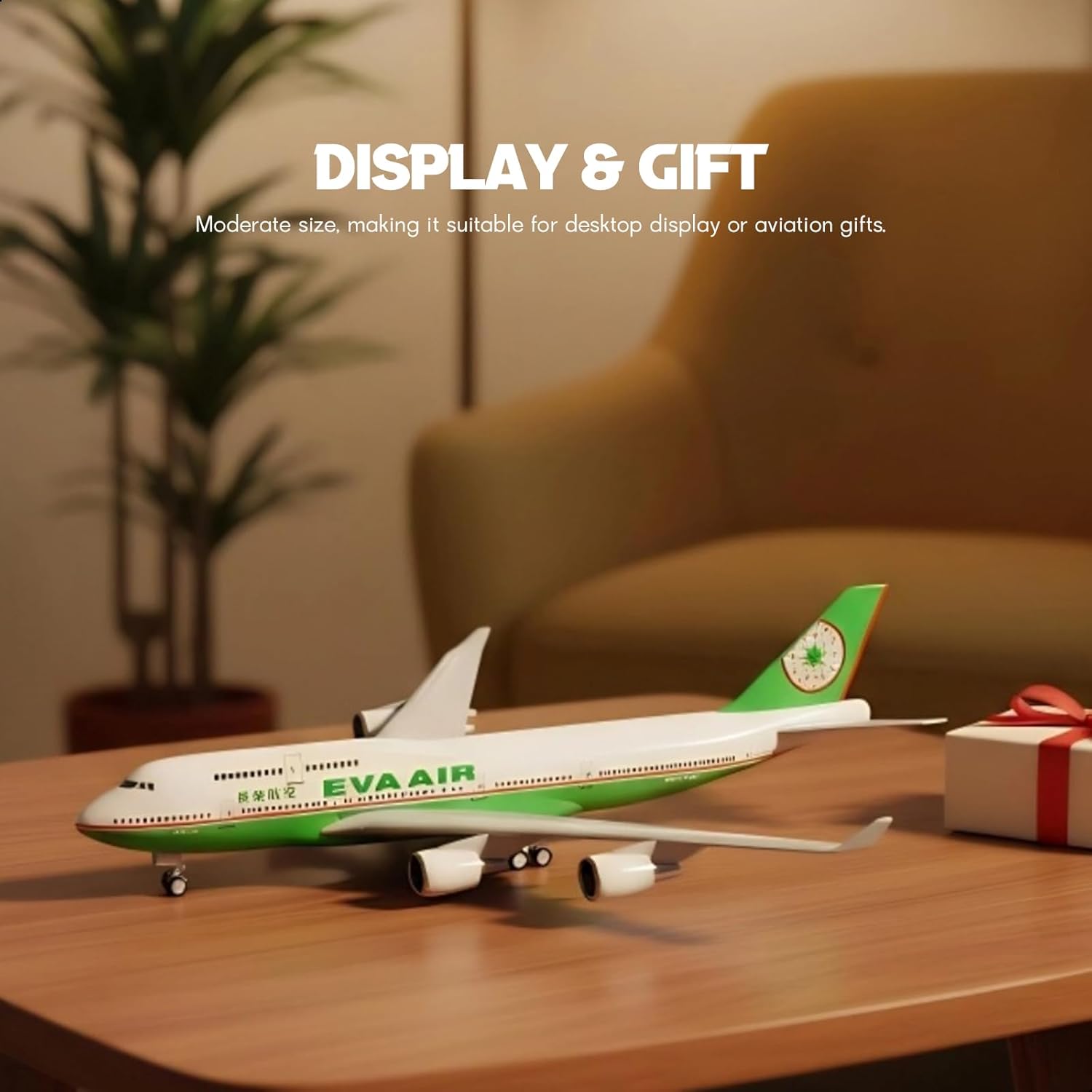30cm EVA Air 747 vliegtuigmode - Model Kit Eva recensie en prijs