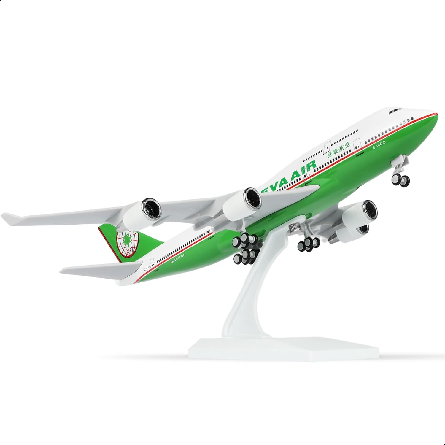 30cm EVA Air 747 vliegtuigmode - Model Kit Eva recensie en prijs