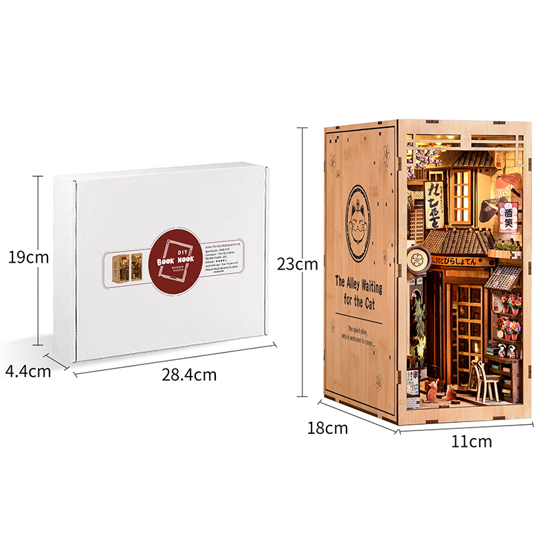 LED Houten Boekenhoekje Kit DI - Model Kit House recensie en prijs