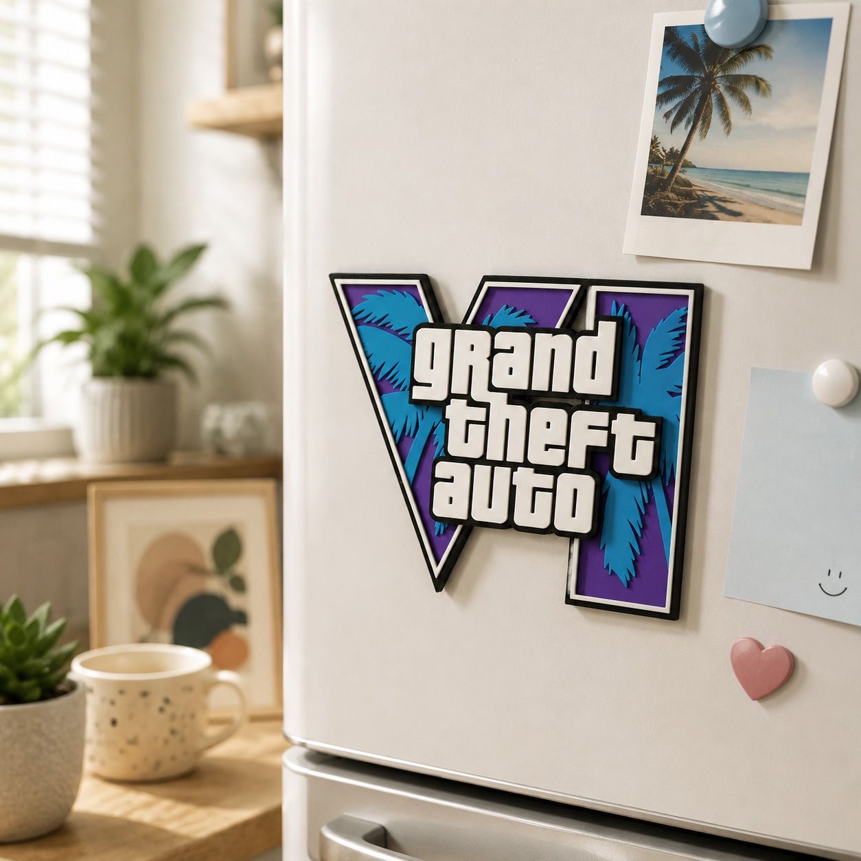 GTA6 3D-geprinte logo magnetis - Logo Model Kit recensie en prijs