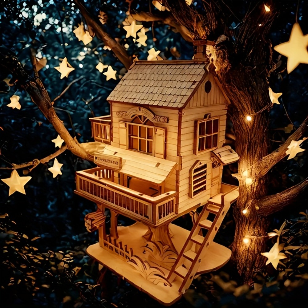 3D Puzzel Huis Boomhut Villa M - Model Kit House recensie en prijs