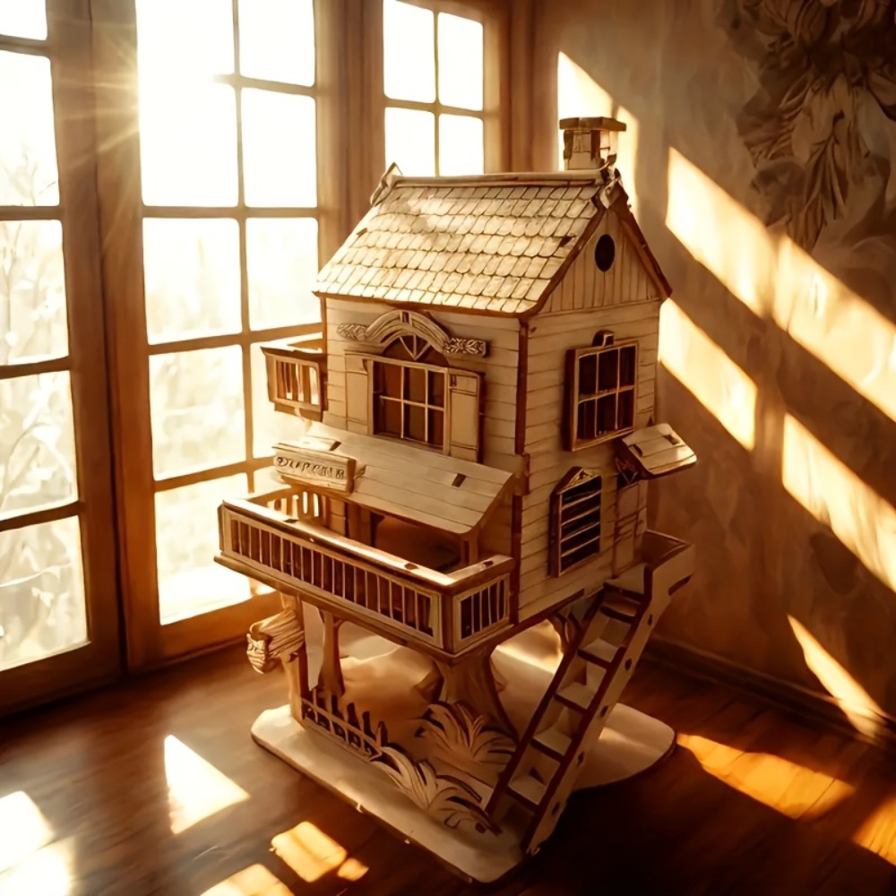 3D Puzzel Huis Boomhut Villa M - Model Kit House recensie en prijs