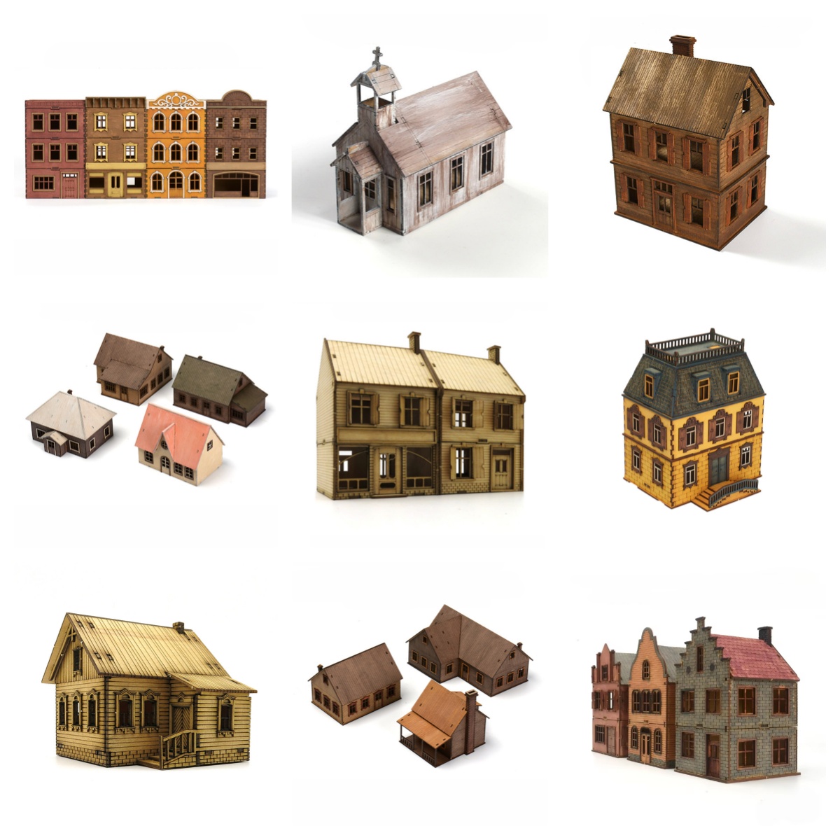 1/72 Houten bouwpakket Europes - Model Kit House recensie en prijs