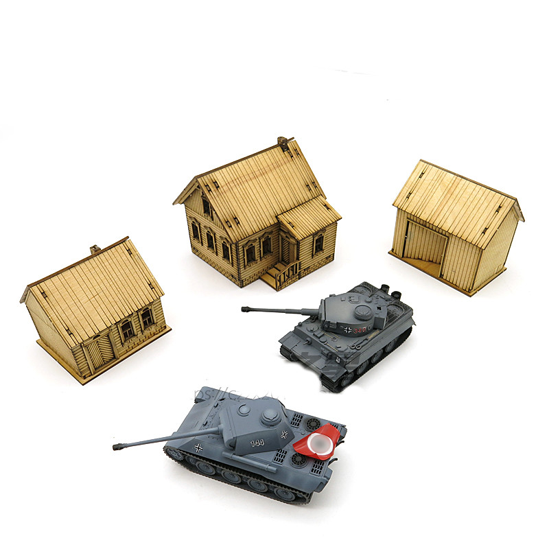 1/72 Houten bouwpakket Europes - Model Kit House recensie en prijs