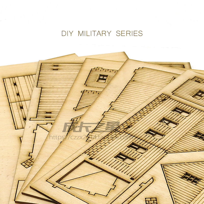 1/72 Houten bouwpakket Europes - Model Kit House recensie en prijs