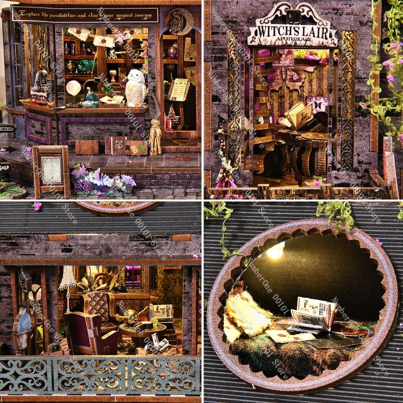 Houten miniatuurhuis bouwblok  - Model Kit House recensie en prijs
