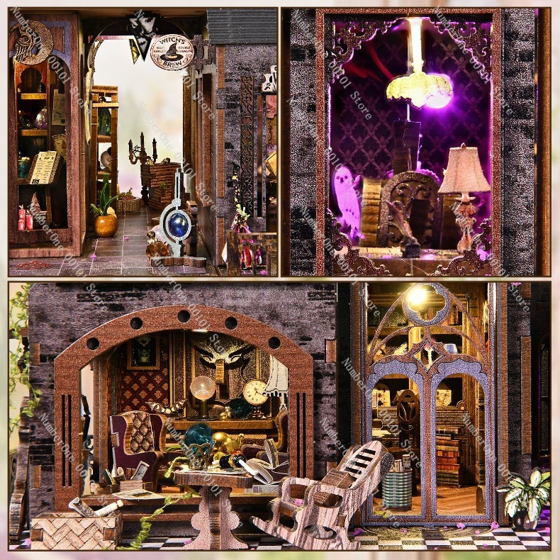Houten miniatuurhuis bouwblok  - Model Kit House recensie en prijs